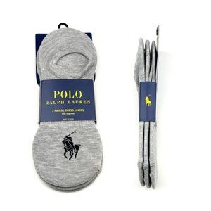 Polo Ralph Lauren Men's No Show Socks NWT - 3 pack